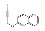 2-(3-iodoprop-2-ynoxy)naphthalene结构式