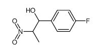 1-(4-fluorophenyl)-2-nitropropan-1-ol Structure