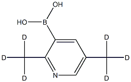 (2,5-bis(methyl-d3)pyridin-3-yl)boronic acid picture