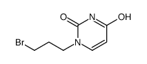 1-(3-BROMO-PROPYL)-1H-PYRIMIDINE-2,4-DIONE结构式