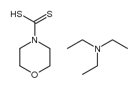 triethylammonium-2-N-morpholino-dithiocarbamate Structure