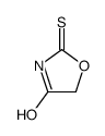 2-sulfanylidene-1,3-oxazolidin-4-one结构式