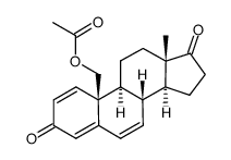 19-acetoxy-androsta-1,4,6-trien-3,17-dione结构式