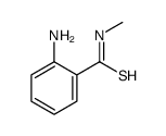 2-amino-N-methylbenzenecarbothioamide Structure