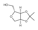 1,4-anhydro-2,3-O-isopropylidene-D,L-ribitol结构式