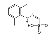 (E)-[(2,6-dimethylphenyl)hydrazinylidene]methanesulfonic acid Structure