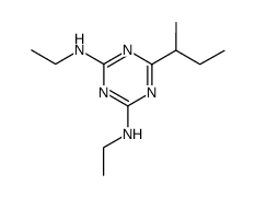 6-sec-butyl-N,N'-diethyl-[1,3,5]triazine-2,4-diamine Structure