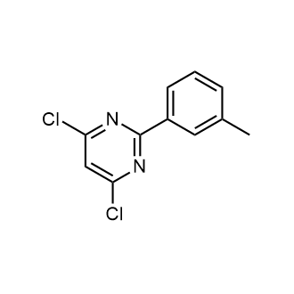 4,6-Dichloro-2-(m-tolyl)pyrimidine structure