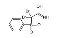 2-(benzenesulfonyl)-2,2-dibromoacetamide Structure