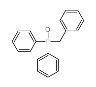 Phosphine oxide,diphenyl(phenylmethyl)- Structure