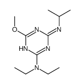 2-N,2-N-diethyl-6-methoxy-4-N-propan-2-yl-1,3,5-triazine-2,4-diamine结构式