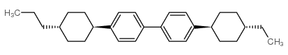 反式,反式4'-(4-丙基环己基)-4-(4-乙基环己基)-联苯结构式