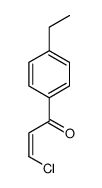 β-Chloro-4'-ethylacrylophenone结构式
