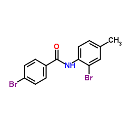 4-Bromo-N-(2-bromo-4-methylphenyl)benzamide结构式
