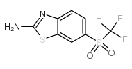 6-(trifluoromethylsulfonyl)-1,3-benzothiazol-2-amine Structure