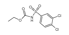 (3,4-dichloro-benzenesulfonyl)-carbamic acid ethyl ester结构式