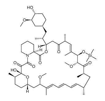 31-(trimethylsilylether)rapamycin结构式