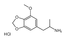 1-(7-methoxy-1,3-benzodioxol-5-yl)propan-2-amine,hydrochloride Structure