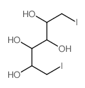 1,6-diiodohexane-2,3,4,5-tetrol结构式