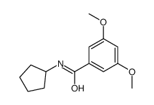 Benzamide, N-cyclopentyl-3,5-dimethoxy- (9CI) structure