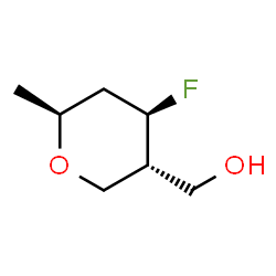 2H-Pyran-3-methanol,4-fluorotetrahydro-6-methyl-,(3R,4R,6S)-rel-(9CI)结构式