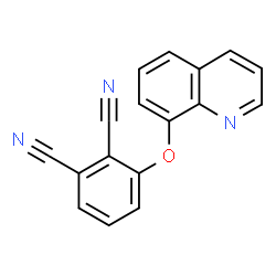 3-(8-Quinolinyloxy)phthalonitrile Structure