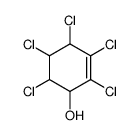 2,3,4,5,6-pentachlorocyclohex-2-en-1-ol结构式