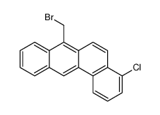 7-(bromomethyl)-4-chlorobenzo[a]anthracene结构式