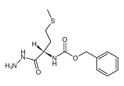 N-benzyloxycarbonyl-L-methionine hydrazide结构式