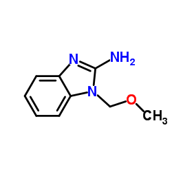 1H-Benzimidazol-2-amine,1-(methoxymethyl)-(9CI) structure