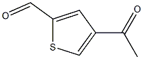4-acetylthiophene-2-carbaldehyde结构式