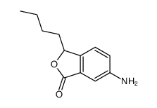 6-amino-3-butyl-3H-2-benzofuran-1-one结构式