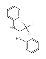 1,1-Ethanediamine,2,2,2-trichloro-N,N'-diphenyl- structure