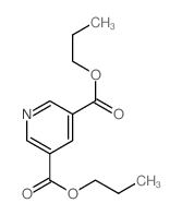 dipropyl pyridine-3,5-dicarboxylate结构式