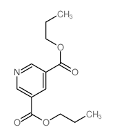 dipropyl pyridine-3,5-dicarboxylate Structure