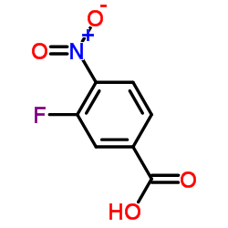 3-Fluoro-4-nitrobenzoic acid structure