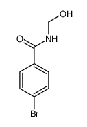 4-bromo-N-(hydroxymethyl)benzamide Structure