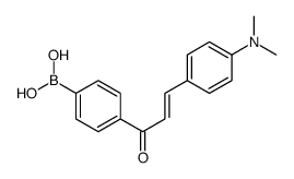 [4-[3-[4-(dimethylamino)phenyl]prop-2-enoyl]phenyl]boronic acid结构式