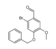 4-BENZYLOXY-2-BROMO-5-METHOXY-BENZALDEHYDE Structure