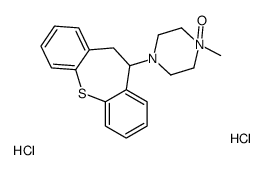 4-(5,6-dihydrobenzo[b][1]benzothiepin-5-yl)-1-methyl-1-oxidopiperazin-1-ium,dihydrochloride Structure