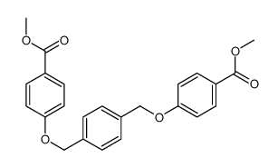 methyl 4-[[4-[(4-methoxycarbonylphenoxy)methyl]phenyl]methoxy]benzoate Structure