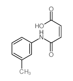 (Z)-3-[(3-methylphenyl)carbamoyl]prop-2-enoic acid Structure