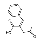 2-acetonyl-3-phenyl-acrylic acid Structure
