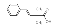 3-Butenoic acid,2,2-dimethyl-4-phenyl- structure