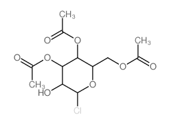 b-D-Glucopyranosyl chloride,3,4,6-triacetate Structure