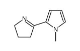 1-methyl-2-(4,5-dihydro-3H-pyrrol-2-yl)pyrrole结构式