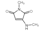 1H-Pyrrole-2,5-dione,1-methyl-3-(methylamino) Structure