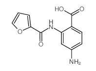 4-氨基-2-[(呋喃-2-羰基)-氨基]-苯甲酸结构式