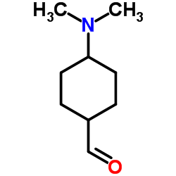 Cyclohexanecarboxaldehyde, 4-(dimethylamino)- (9CI) structure