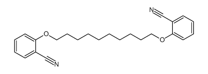 2-[10-(2-cyanophenoxy)decoxy]benzonitrile Structure